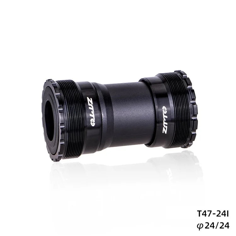 ZTTO T47 24mm Inner Diameter Aluminum Alloy Threaded Bearing Bike Bottom Bracket