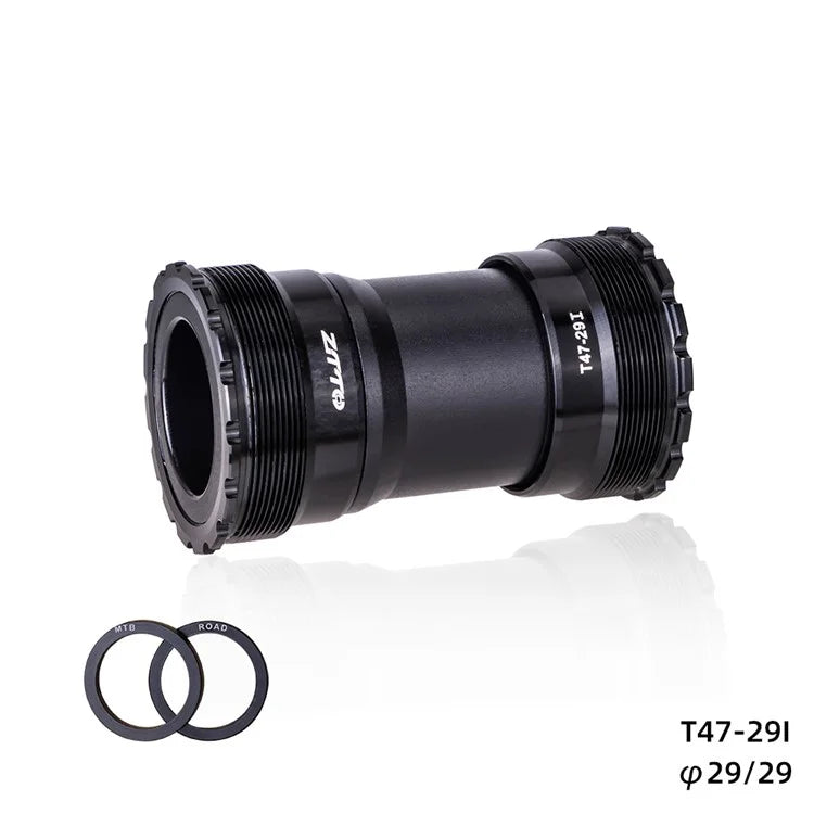 ZTTO T47-29 Road Bike Aluminum Alloy Threaded Bearing Bottom Bracket, Inner Diameter: 29mm