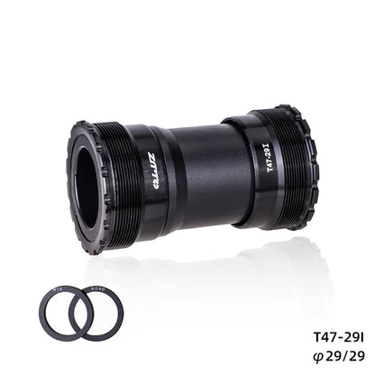 ZTTO T47-29 Road Bike Aluminum Alloy Threaded Bearing Bottom Bracket, Inner Diameter: 29mm