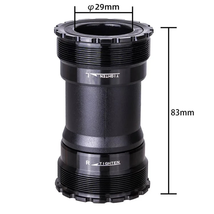 ZTTO T47-29 Road Bike Aluminum Alloy Threaded Bearing Bottom Bracket, Inner Diameter: 29mm