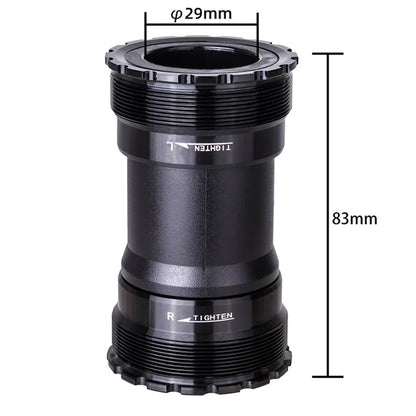 ZTTO T47-29 Road Bike Aluminum Alloy Threaded Bearing Bottom Bracket, Inner Diameter: 29mm