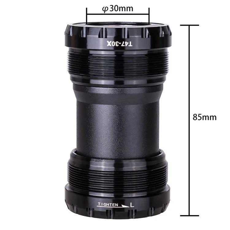 ZTTO T47-30 Aluminum Alloy Road Bike 30mm Inner Diameter Threaded Bearing Bottom Bracket