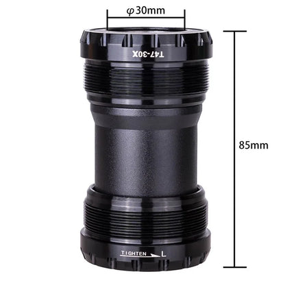 ZTTO T47-30 Aluminum Alloy Road Bike 30mm Inner Diameter Threaded Bearing Bottom Bracket