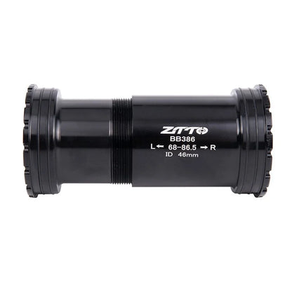 ZTTO BB386 Bicycle Bottom Bracket for BB386EVO / PF30 68 / 73 / 86mm 46mm Frame Shell 30mm Spindle Crankset Part