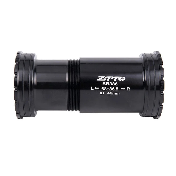 ZTTO BB386 Bicycle Bottom Bracket for BB386EVO / PF30 68 / 73 / 86mm 46mm Frame Shell 30mm Spindle Crankset Part