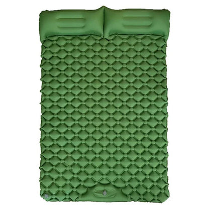 GM-SR01 Double Sleeping Mat 190x122cm Inflatable Camping Mattress Built-in Pump with Pillows