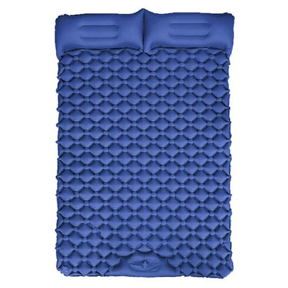 GM-SR01 Double Sleeping Mat 190x122cm Inflatable Camping Mattress Built-in Pump with Pillows