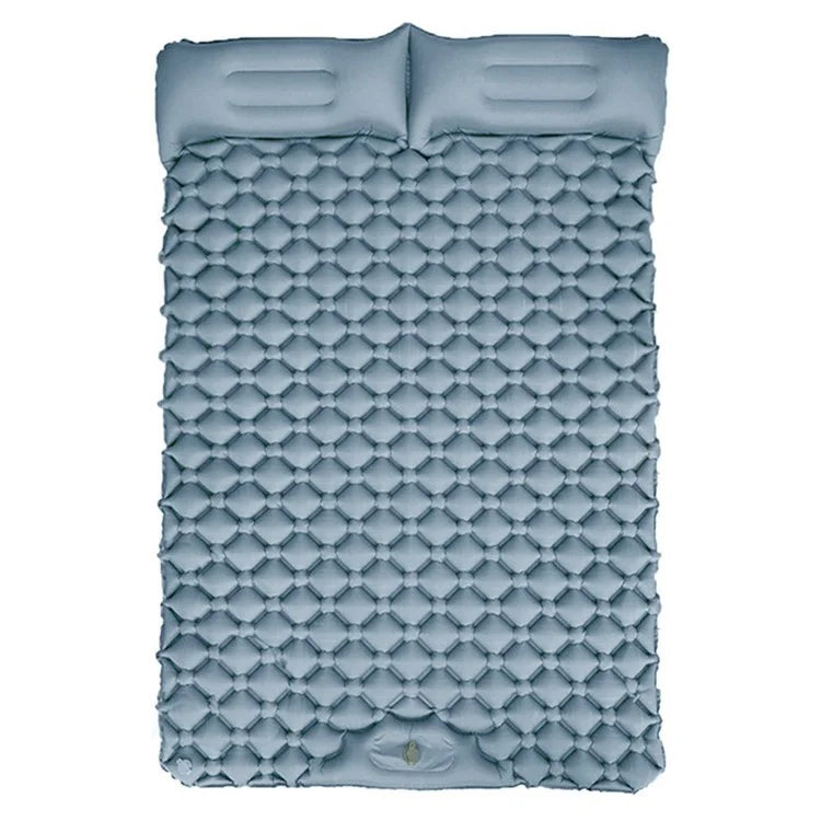 GM-SR01 Double Sleeping Mat 190x122cm Inflatable Camping Mattress Built-in Pump with Pillows