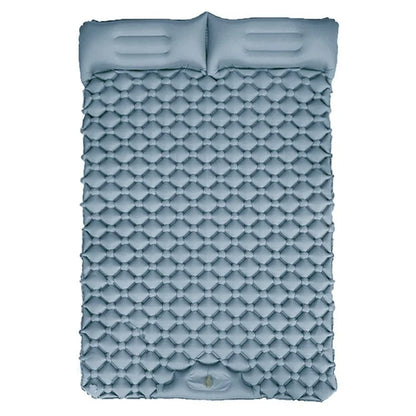 GM-SR01 Double Sleeping Mat 190x122cm Inflatable Camping Mattress Built-in Pump with Pillows