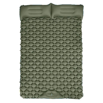 GM-SR01 Double Sleeping Mat 190x122cm Inflatable Camping Mattress Built-in Pump with Pillows