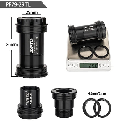 ZTTO Bike Bottom Bracket Threaded BB 24 / 29 / 30MM Crankset 29DUB Crank