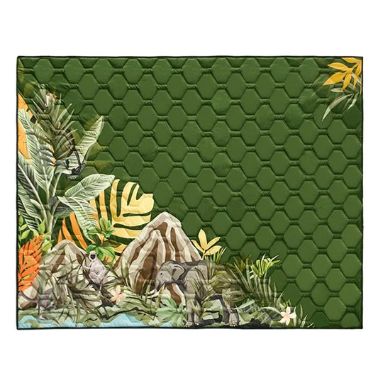 MYDAYS OUTDOOR Polyester Pongee Picnic Mat Folding Camping Blanket 193.5x156.5CM