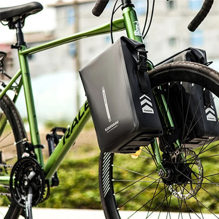 RZAHUAHU Long-Distance Cycling 6L Storage Bag Waterproof Bike Bag with Shoulder Strap