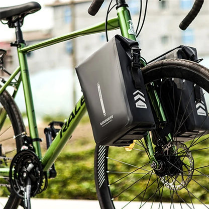 RZAHUAHU Long-Distance Cycling 6L Storage Bag Waterproof Bike Bag with Shoulder Strap