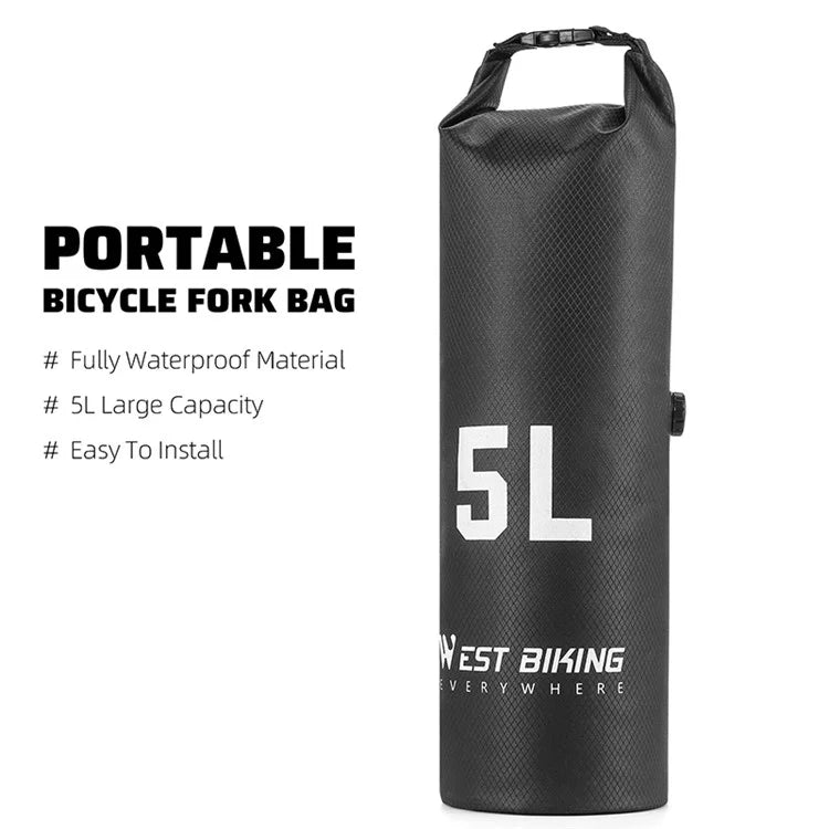 WEST BIKING YP0707375-376 Waterproof Bike Bag Bicycle Front Fork Cycling Pouch