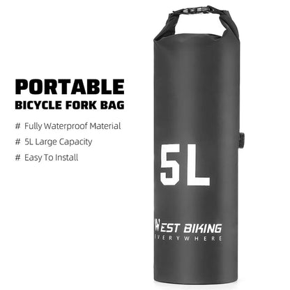 WEST BIKING YP0707375-376 Waterproof Bike Bag Bicycle Front Fork Cycling Pouch