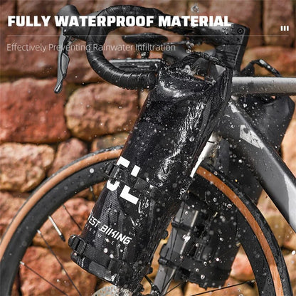 WEST BIKING YP0707375-376 Waterproof Bike Bag Bicycle Front Fork Cycling Pouch