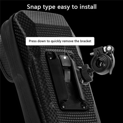WHEEL UP E37 PU+EVA Bike Tube Bag Touch Screen Function Waterproof Phone Storage Pouch