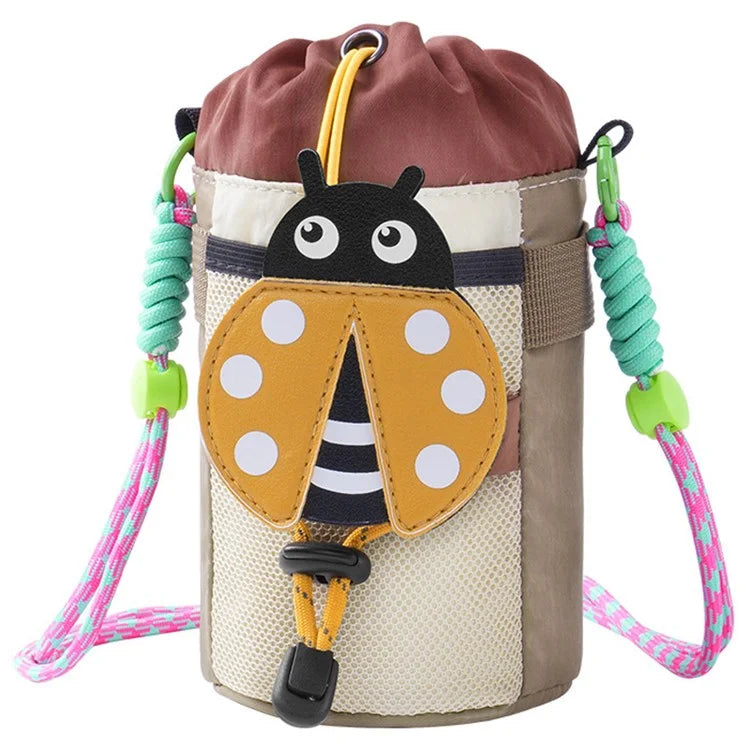 GOE SH007 Cartoon Animal Bike Water Bottle Holder Bag with Shoulder Strap