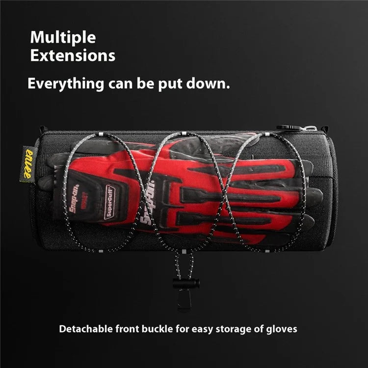 ENLEE Waterproof Bike Handlebar Bag Bicycle Front Tube Bag Crossbody Bag