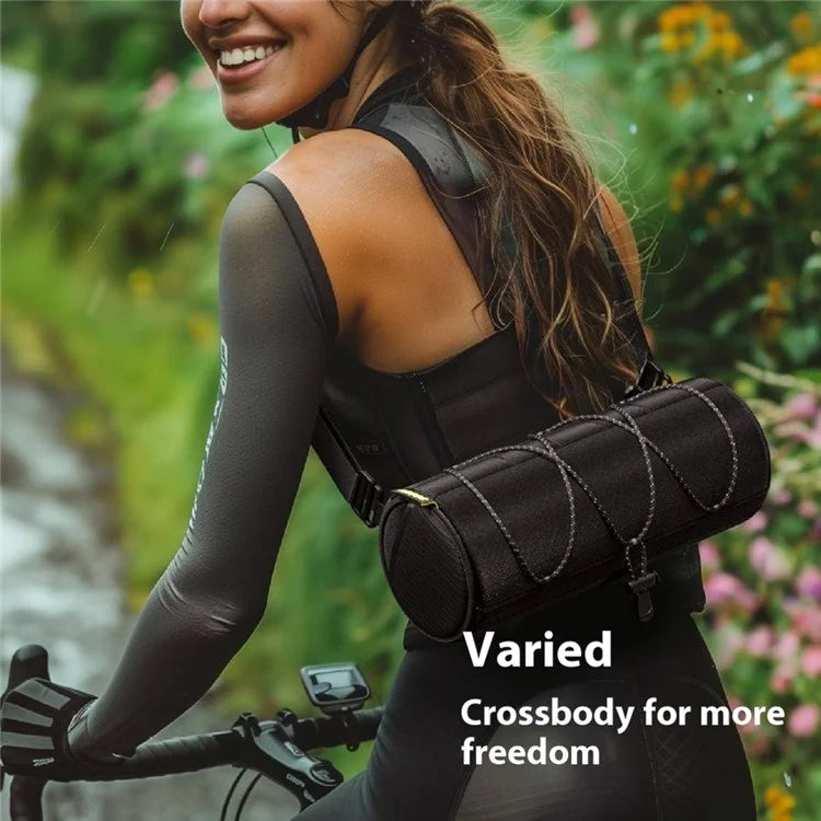 ENLEE Waterproof Bike Handlebar Bag Bicycle Front Tube Bag Crossbody Bag