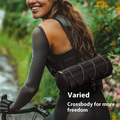 ENLEE Waterproof Bike Handlebar Bag Bicycle Front Tube Bag Crossbody Bag