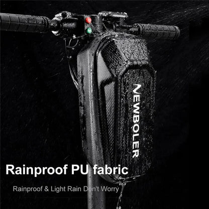 NEWBOLER BAG239 14x11x30cm Shockproof EVA+PU Bike Tube Bag Waterproof Cycling Storage Pouch