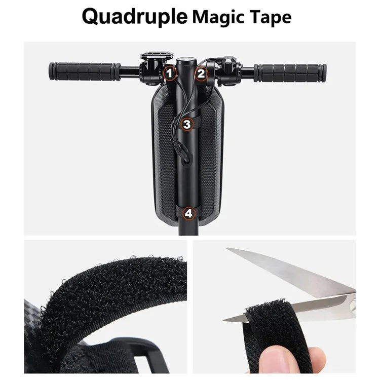 NEWBOLER BAG239 14x11x30cm Shockproof EVA+PU Bike Tube Bag Waterproof Cycling Storage Pouch