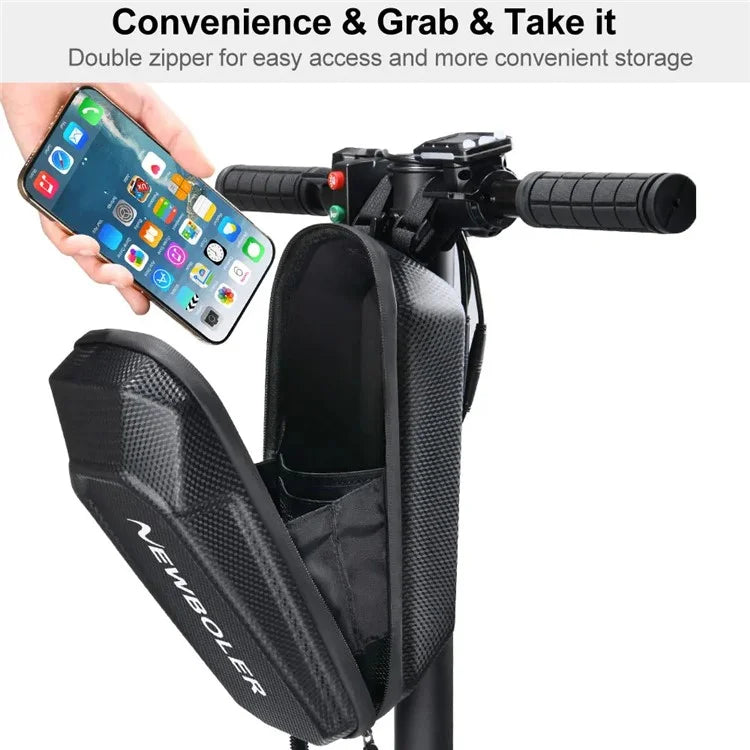 NEWBOLER BAG239 11x8x25cm Waterproof EVA+PU Bike Storage Pouch Commuting E-Scooter Tube Bag