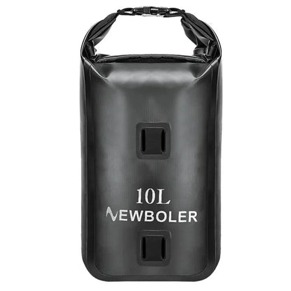 NEWBOLER BIKD-BAG118 1 Set Waterproof Bike Front Wheel Pannier Bag 10L Bicycle Bag with Front Fork Rack