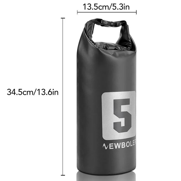 NEWBOLER 2 Bike Front Fork Pannier Bags (5L) + 2 Front Fork Racks + 4 Adjustable Straps + 8 Fixing Straps