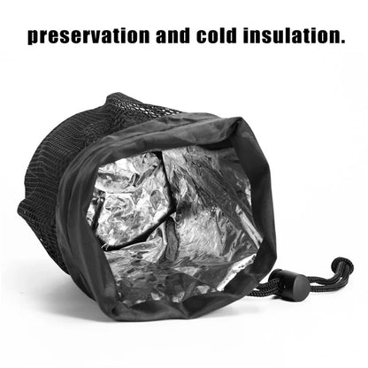 BAG010 2PCS 20x10.5x10.5cm Bicycle Water Bottle Storage Bags Bike Handlebar Bags (Size, L)