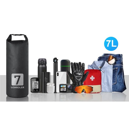 NEWBOLER 1 Bike Front Fork Pannier Bag (7L) + 1 Front Fork Rack + 2 Adjustable Straps + 4 Fixing Straps