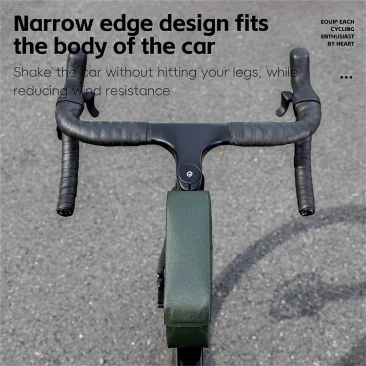 WEST BIKING YP0707385 Bicycle Top Tube Bag Magnetic Flip Cover Design Bike Front Beam Storage Bag