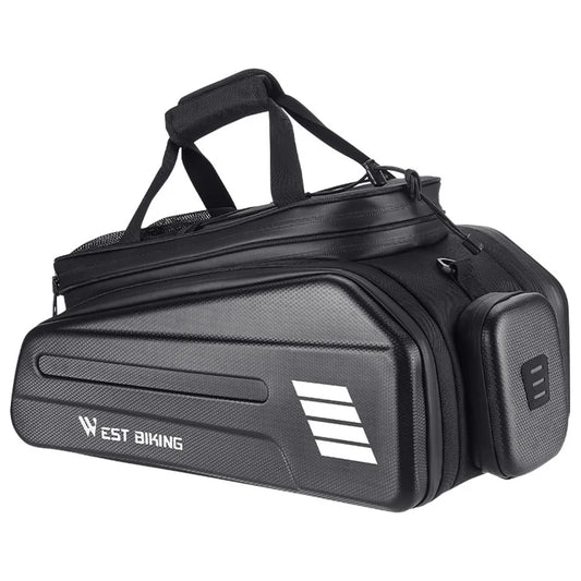WEST BIKING YP0707342 Multifunctional Tail Bag Waterproof E-Bike Trunk Bag Reflective Pannier Bag