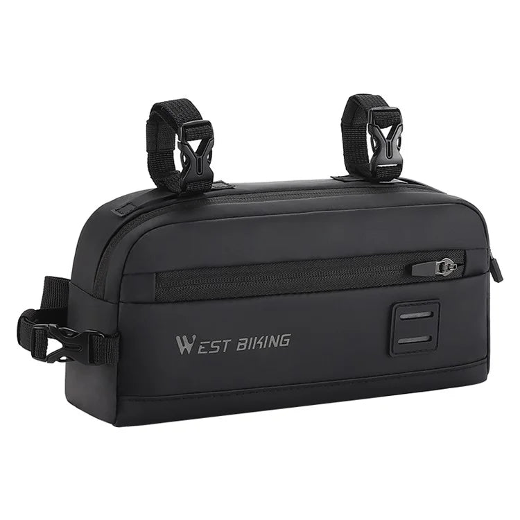 WEST BIKING YP0707332 Bicycle Handlebar Hanging Bag Oxford Cloth Bike Front Storage Bag
