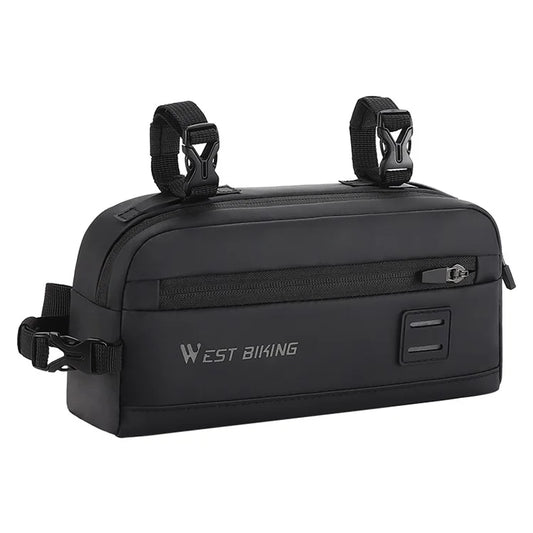 WEST BIKING YP0707332 Bicycle Handlebar Hanging Bag Oxford Cloth Bike Front Storage Bag