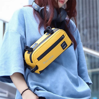 WEST BIKING YP0707332 Bicycle Handlebar Hanging Bag Oxford Cloth Bike Front Storage Bag