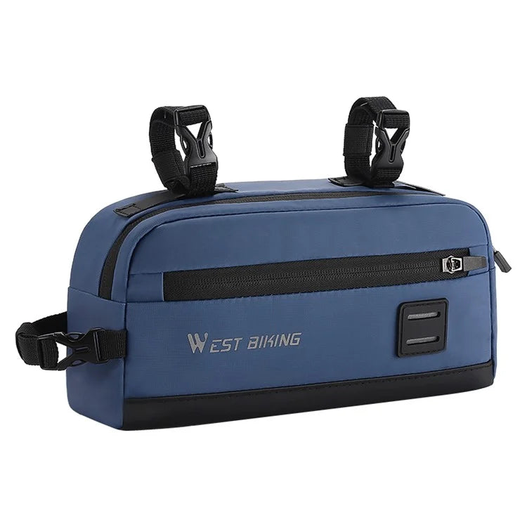 WEST BIKING YP0707332 Bicycle Handlebar Hanging Bag Oxford Cloth Bike Front Storage Bag