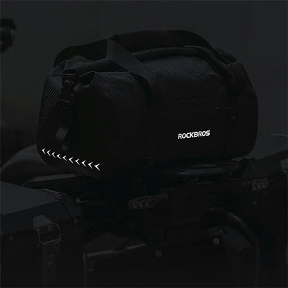 ROCKBROS AS-118 30L Waterproof PVC Bicycle Pannier Rear Pack Motorcycle Storage Bag