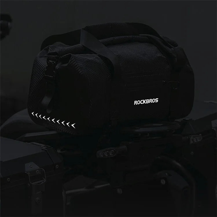 ROCKBROS 3014007 AS-118 50L Motorcycle Rear Rack Bag Bike Cycling Tail Pannier Waterproof PVC Bag