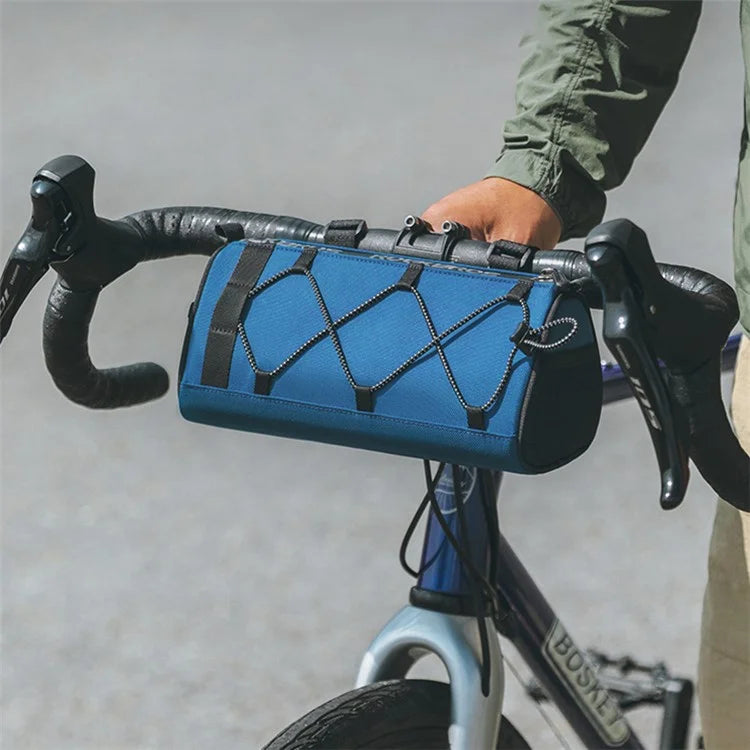 ROCKBROS B114 Bike Handlebar Bag Front Storage Bag with Shoulder Strap for Road Mountain Bike Cycling