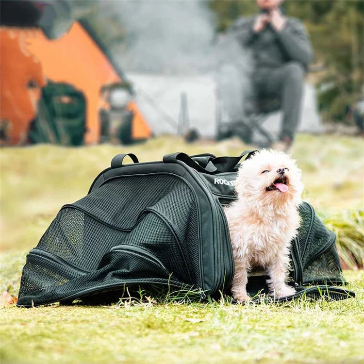 ROCKBROS H30 Bicycle Rear Seat Pet Bag Outdoor Portable Dog Cat Bike Carrier