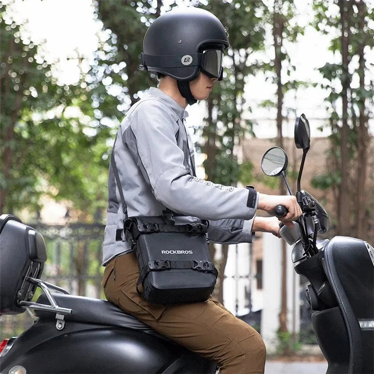 ROCKBROS AS-095 5L Large Capacity Motorcycle Bag Motor Bike Bumper Side Bag Waterproof Shoulder Pack