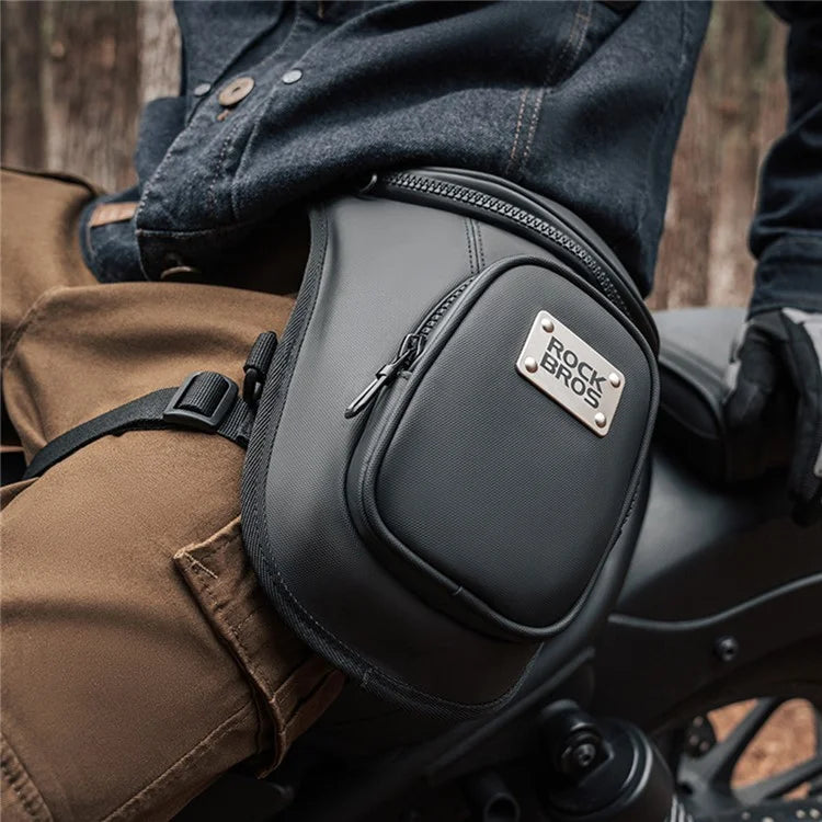 ROCKBROS MTB001 Polyester+PU+EVA Waist Bag Fanny Pack Crossbody Bag Thigh Leg Hip Holster Purse for Cycling