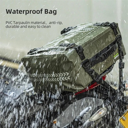ROCKBROS AS-096 Waterproof Motorcycle Tail Pannier Pack 30L Reflective Motorbike Rear Bag