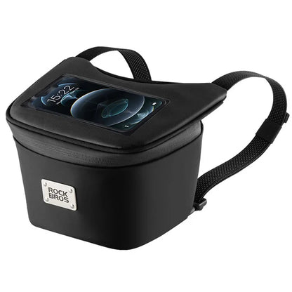 ROCKBROS B113 Scooter Waterproof Touch Screen Front Bag Mobile Phone Bag Electric Motorcycle Hanging Bag