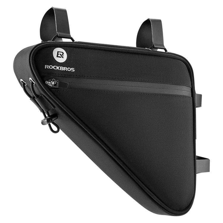 ROCKBROS B112 Large Capacity Bicycle Bag Polyester+PVC Triangle Frame Bag Bike Top Tube Front Bag