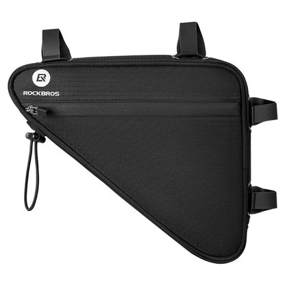 ROCKBROS B112 Large Capacity Bicycle Bag Polyester+PVC Triangle Frame Bag Bike Top Tube Front Bag