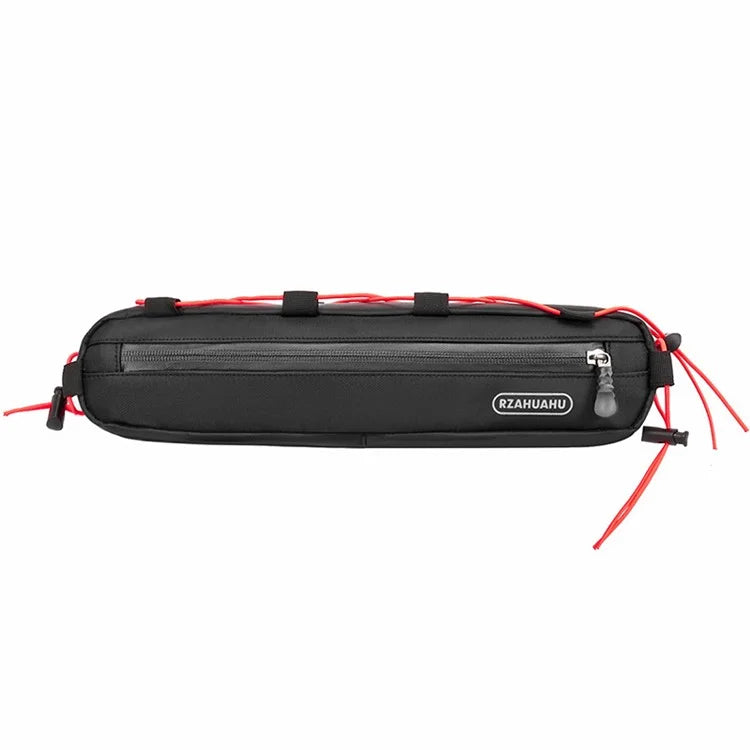 RZAHUAHU 8L Waterproof Nylon Bicycle Front Frame Bag Phone Glasses Tools Storage Bag